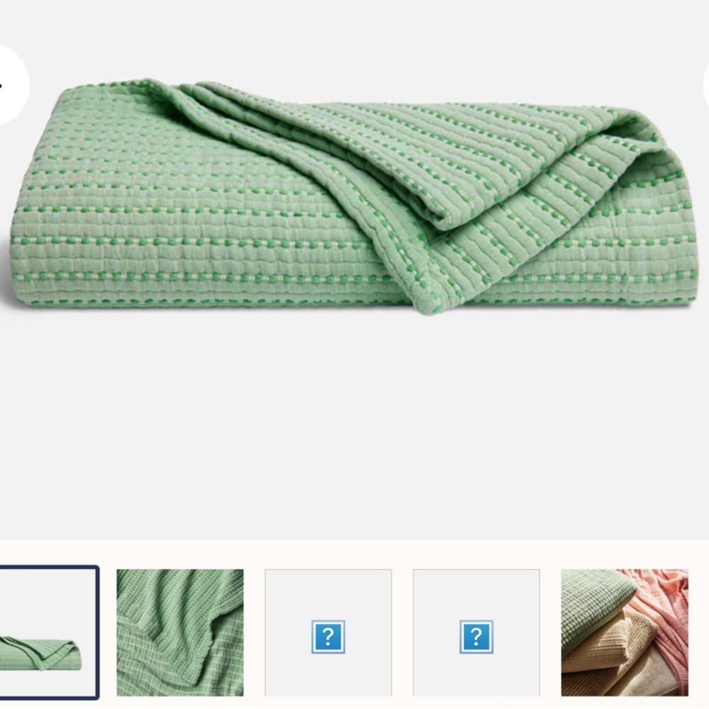 Lightweight Texture Throw Blanket